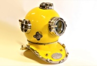 1506845 Dykarhjälm Replica Gul - US Navy Mark V