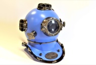 1506850 Dykarhjälm Replica Blå - US Navy Mark V