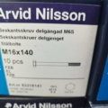 1480252-4 Hexagon screw M16x140, 10 boxes - Arvid Nilsson