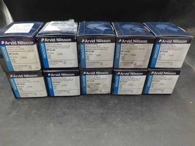 1480257-2 Allen screw M12x40, 10 boxes - Arvid Nilsson