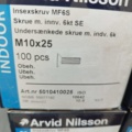 1480262-4 Insexskruv M10x25, 8 st lådor - Arvid Nilsson