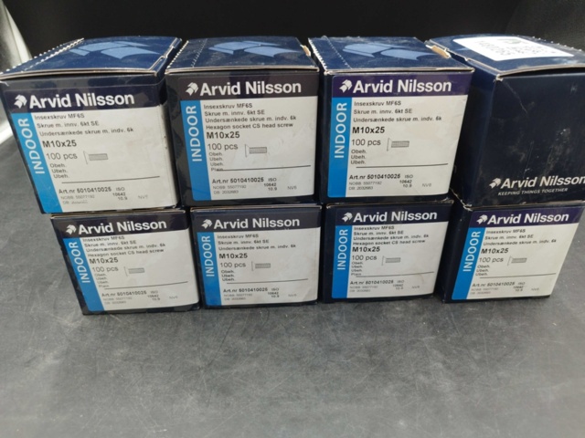 1480265-2 Allen screw M10x25, 8 boxes - Arvid Nilsson