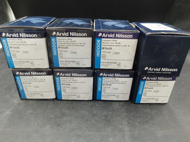 1480267-2 Allen screw M10x25, 8 boxes - Arvid Nilsson