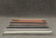 1506728 10 pcs Leather belts & braided belt, size 90