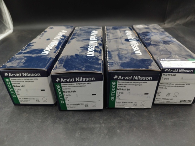 1506872-2 Hexagon screw M24x180, 4 boxes - Arvid Nilsson