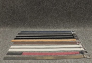 1506729 10 pcs Leather belts & braided belt, size 90