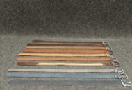 1506730 10 pcs Leather belts & belt, size 85