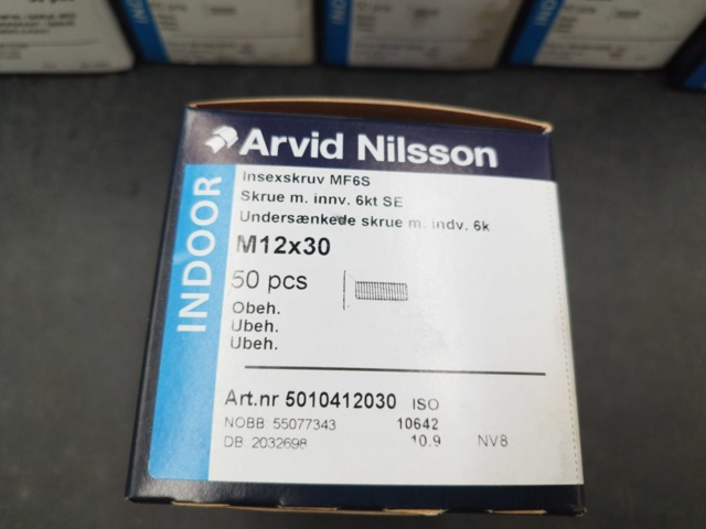 1506885-3 Insexskruv 10 st lådor - Arvid Nilsson, M12x30