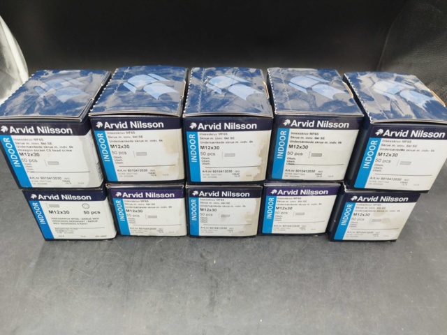 1506889-2 Allen screw 10 boxes - Arvid Nilsson, M12x30
