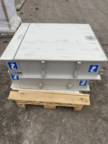 1507252-3 1 pc Manhole stainless steel D400, 800x800x250mm