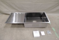 1498302 Sink – Tapwell, Gunmetal, single bowl with drainer 1010x500 mm
