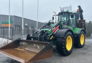 1503916 Traktorgrävare Huddig 1260C med tiltrotator + redskap