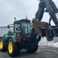1503916-3 Traktorgrävare Huddig 1260C med tiltrotator + redskap