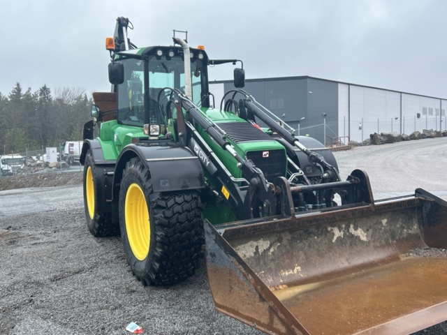 1503916-7 Traktorgrävare Huddig 1260C med tiltrotator + redskap