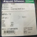 1507697-4 Vagnsbult 10 st lådor - Arvid Nilsson, M10x70