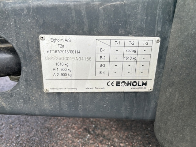 1411426-14 Redskapsbärare med tillbehör - Egholm City Ranger 2260 - 2019