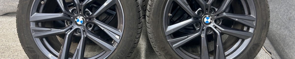 Bild som representerar auktionen - Vinterhjul på fälg BMW / AUDI