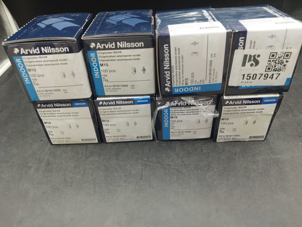 1507947-2 Wing nuts M10 8 boxes - Arvid Nilsson
