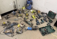 1469294 Samling med diverse elektriska handmaskiner