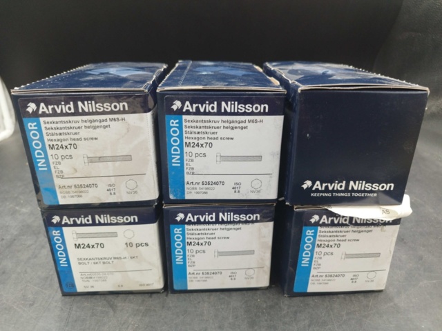1507984-2 Sexkantskruv M24x70 6 st lådor - Arvid Nilsson