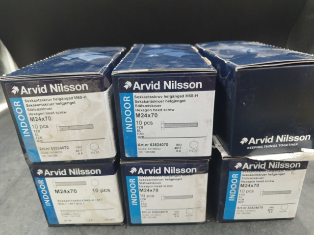 1508143-2 Sexkantskruv M24x70 6 st lådor - Arvid Nilsson