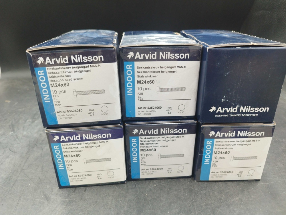 1508148-2 Hexagon screw M24x60 6 boxes - Arvid Nilsson