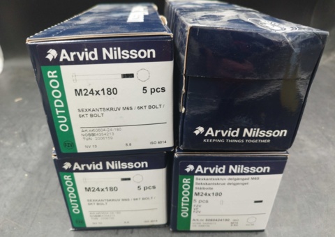Sexkantskruv M24x180 4 st lådor - Arvid Nilsson