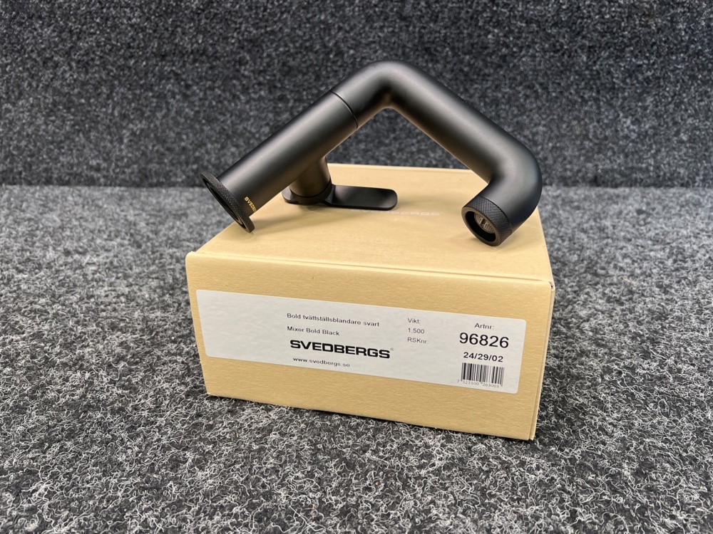 1507001-2 Basin mixer Svedbergs Bold, black
