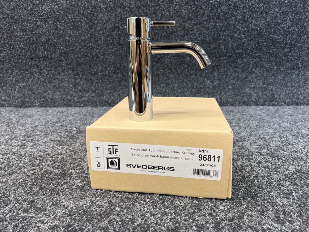 1507039-2 Sink mixer Svedbergs Skule smooth, chrome