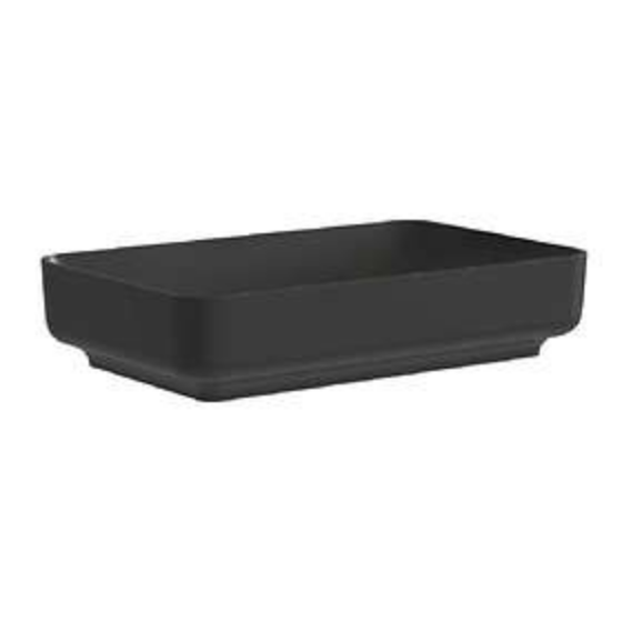1507301-1 Washbasin Svedbergs Fross 55x35 black