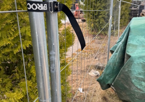 Byggstängsel / byggstaket – komplett parti