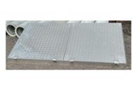 1508728 1 piece Aluminum hatch with frame Class D15, 2300x1200x100mm