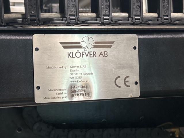 1457631-22 Dubbmaskin med tillbehör - Klöver AB FAS-300 -2016