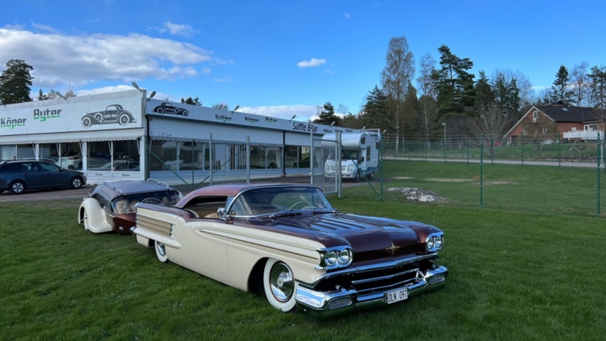 1471305-2 Custom Oldsmobile Dynamic 88 Holiday Coupé 6.1 V8 Hydra-Matic, 316hk, 1958