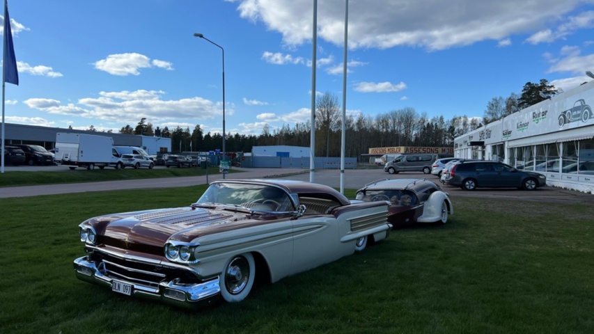 1471305-3 Custom Oldsmobile Dynamic 88 Holiday Coupé 6.1 V8 Hydra-Matic, 316hk, 1958