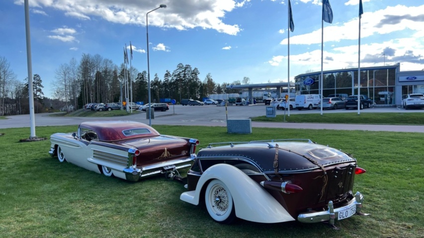 1471305-9 Custom Oldsmobile Dynamic 88 Holiday Coupé 6.1 V8 Hydra-Matic, 316hk, 1958