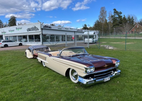 Image representing the auction - Sale of custom-built Oldsmobile 88 with accompanying caravan