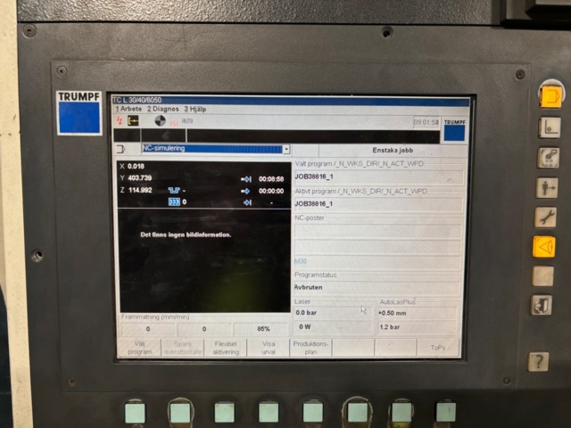 1475185-10 Laserskäranläggning - TRUMPF TruMatic L 3050 -2006