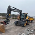 1277286-1 Hjulgrävare med vagn, tiltrotator och redskap - Volvo EW160E -2020