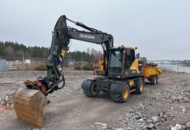1277286 Hjulgrävare med vagn, tiltrotator och redskap - Volvo EW160E -2020
