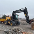 1277286-3 Hjulgrävare med vagn, tiltrotator och redskap - Volvo EW160E -2020