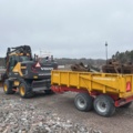 1277286-10 Hjulgrävare med vagn, tiltrotator och redskap - Volvo EW160E -2020