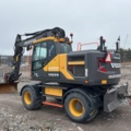 1277286-13 Hjulgrävare med vagn, tiltrotator och redskap - Volvo EW160E -2020