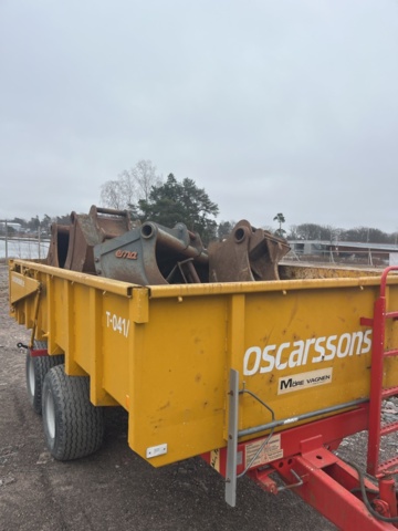 1277286-52 Hjulgrävare med vagn, tiltrotator och redskap - Volvo EW160E -2020