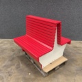 1510443-2 Double-sided wooden park bench