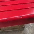 1510443-5 Double-sided wooden park bench