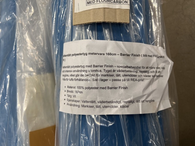 1509471-3 Polyester fabric Barrier Finish, 160 cm x 100 m
