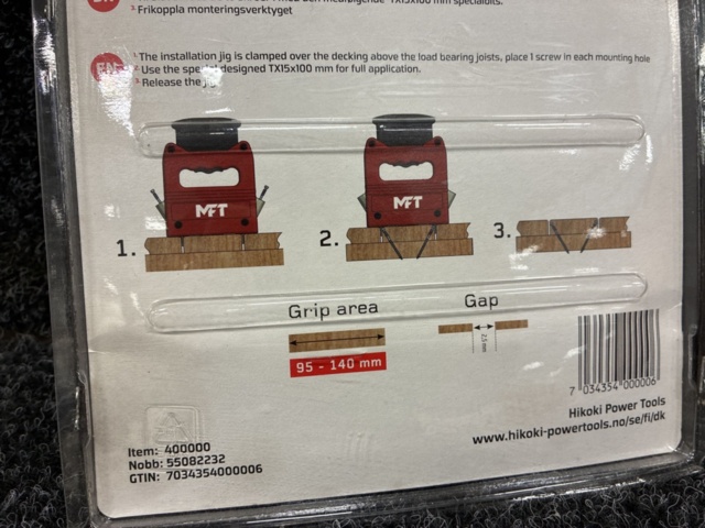 1511612-7 Decking installation tool, MFT