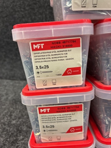 1511614-3 7 pcs Packs Drywall Screw, MFT