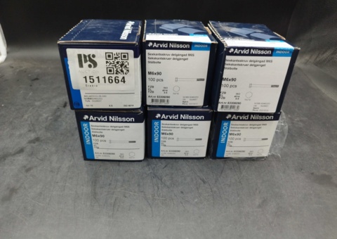 Hexagon screw - 600 pcs, Arvid Nilsson, M6x90